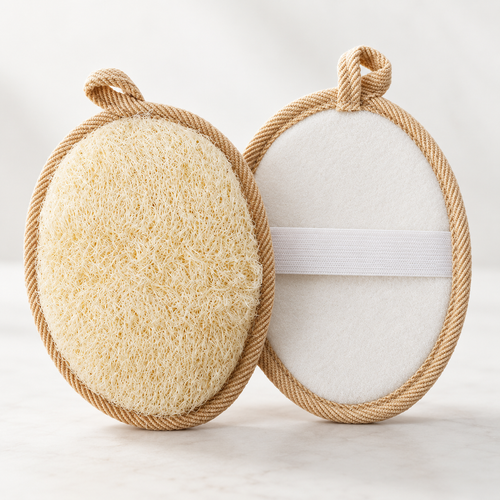 Loofah Bath Scrubber Pad
