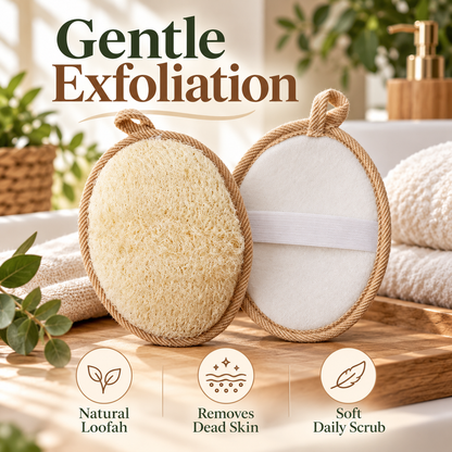 Loofah Bath Scrubber Pad