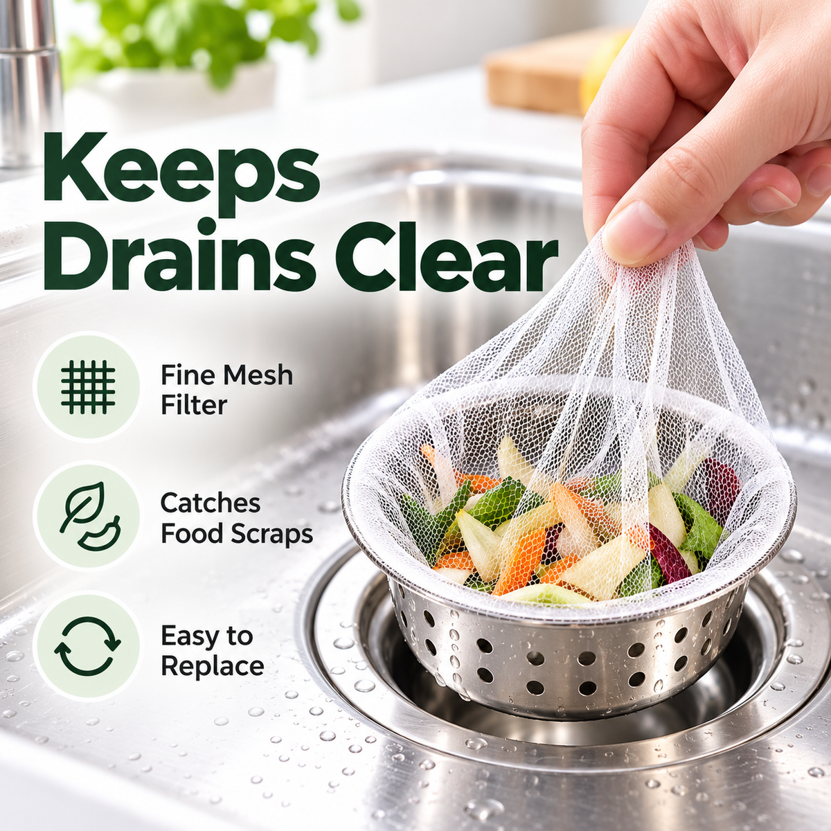 Disposable Sink Strainer Bags