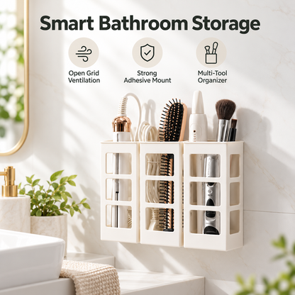 Wall-Mounted Hair Tool Organizer