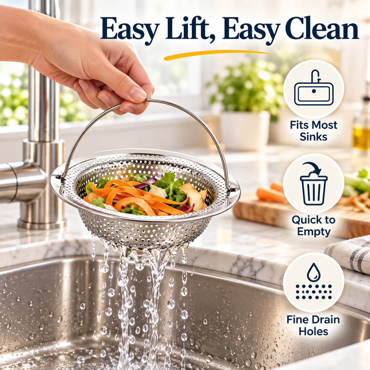 Stainless Steel Sink Strainer